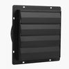 VEVOR 14 inch Shutter Exhaust Fan, Wall Mounted Attic Vent Fan with Smart Programming Variable Speed Temperature Control, 2000 CFM,EC Motor,Timer, for Shed,Garage,Greenhouse Ventilation Cooling,Black