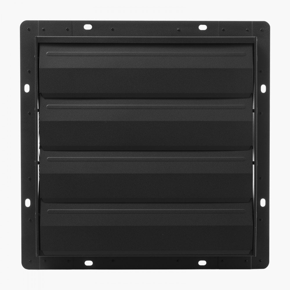 VEVOR 16 inch Shutter Exhaust Fan, Wall Mounted Attic Vent Fan with Smart Programming Variable Speed Temperature Control, 2900 CFM,EC Motor,Timer, for Shed,Garage,Greenhouse Ventilation Cooling,Black