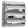 VEVOR 10 Inch Shutter Exhaust Fan Wall Mounted 874 CFM Automatic Louvers, Sturdy Steel Housing, Low Noise, AC Motor, Ventilation and Cooling for Attic, Garage, Barn, Greenhouse, Workshop, Silver