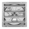 VEVOR 18 Inch Shutter Exhaust Fan Wall Mounted Automatic Louvers Silver, Sturdy Steel Housing, 3051 CFM Low Noise, AC Motor, Ventilation and Cooling for Attic, Garage, Barn, Greenhouse, Workshop