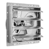 VEVOR 18 Inch Shutter Exhaust Fan Wall Mounted Automatic Louvers Silver, Sturdy Steel Housing, 3051 CFM Low Noise, AC Motor, Ventilation and Cooling for Attic, Garage, Barn, Greenhouse, Workshop