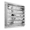 VEVOR 30 Inch Shutter Exhaust Fan Wall Mounted Automatic Louvers Silver, Sturdy Steel Housing, Low Noise, AC Motor, 8099 CFM Ventilation and Cooling for Attic, Garage, Barn, Greenhouse, Workshop