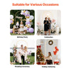 VEVOR Arch Backdrop Stand, 6.6 x 3.3 ft, Stable Structure, Easy Assembly, 1 Piece Gold Metal Arch Backdrop Stand for Wedding, Birthday Party, Graduation, Holiday Celebration, and Ceremony Decoration
