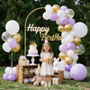 VEVOR Arch Backdrop Stand, 6.6 x 3.3 ft, Stable Structure, Easy Assembly, 1 Piece Gold Metal Arch Backdrop Stand for Wedding, Birthday Party, Graduation, Holiday Celebration, and Ceremony Decoration