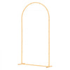 VEVOR Arch Backdrop Stand, 6.6 x 3.3 ft, Stable Structure, Easy Assembly, 1 Piece Gold Metal Arch Backdrop Stand for Wedding, Birthday Party, Graduation, Holiday Celebration, and Ceremony Decoration