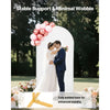 VEVOR Arch Backdrop Stand, 7.2 x 4 ft, Stable Structure, Easy Assembly, 1 Piece Gold Metal Arch Backdrop Stand with Cover for Wedding, Birthday Party, Holiday Celebration, and Ceremony Decoration