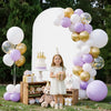VEVOR Arch Backdrop Stand, 7.2 x 4 ft, Stable Structure, Easy Assembly, 1 Piece Gold Metal Arch Backdrop Stand with Cover for Wedding, Birthday Party, Holiday Celebration, and Ceremony Decoration