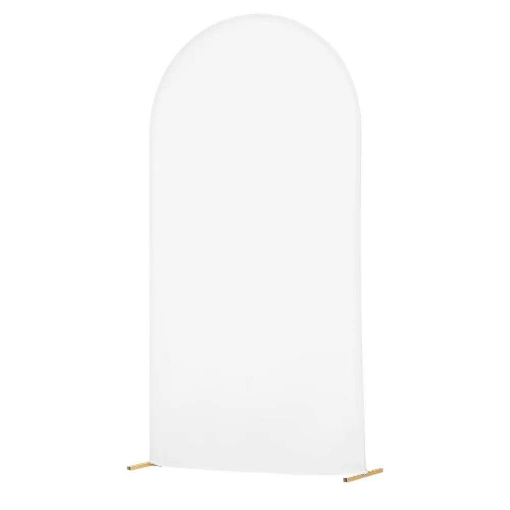 VEVOR Arch Backdrop Stand, 7.2 x 4 ft, Stable Structure, Easy Assembly, 1 Piece Gold Metal Arch Backdrop Stand with Cover for Wedding, Birthday Party, Holiday Celebration, and Ceremony Decoration