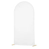 VEVOR Arch Backdrop Stand, 7.2 x 4 ft, Stable Structure, Easy Assembly, 1 Piece Gold Metal Arch Backdrop Stand with Cover for Wedding, Birthday Party, Holiday Celebration, and Ceremony Decoration