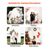 VEVOR Arch Backdrop Stand, Set of 2, 7.2 ft and 6 ft, Stable Structure, Easy Assembly, Gold Metal Arch Backdrop Stand with Cover for Wedding, Birthday Party, Celebration, and Ceremony Decoration