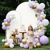 VEVOR Arch Backdrop Stand, Set of 2, 7.2 ft and 6 ft, Stable Structure, Easy Assembly, Gold Metal Arch Backdrop Stand with Cover for Wedding, Birthday Party, Celebration, and Ceremony Decoration