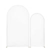 VEVOR Arch Backdrop Stand, Set of 2, 7.2 ft and 6 ft, Stable Structure, Easy Assembly, Gold Metal Arch Backdrop Stand with Cover for Wedding, Birthday Party, Celebration, and Ceremony Decoration