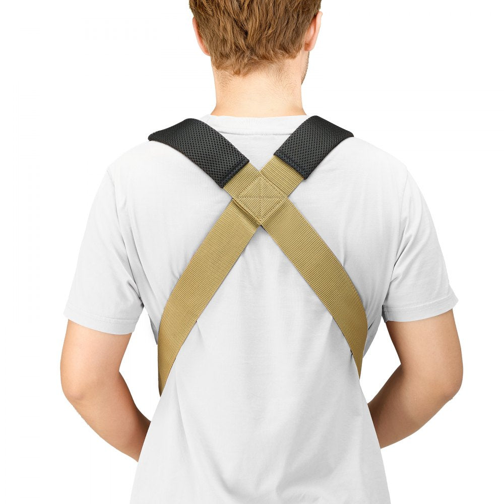 VEVOR Moving Straps, Supports up to 1000 lbs, 2-Person Lifting and Moving System with 2 Harness Straps & 2 Load-bearing Straps, Adjustable Lifting Shoulder Straps Move Furniture Appliances Mattresses