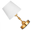 VEVOR Cordless Table Lamp, 5200mAh Built-in Rechargeable Battery Small Desk Lamp, 3-Level Brightness, Fabric Shade, 2700-3000K Color Temperature, Table Light for Restaurant, Bedroom, Bars, Gold