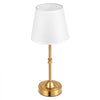 VEVOR Cordless Table Lamp, 2 Pack, 5200mAh Built-in Rechargeable Battery Desk Lamp, 3-Level Brightness, Fabric Shade, 2700-3000K Color Temperature, Table Light for Restaurant, Bedroom, Bars, Gold