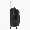 VEVOR Softside Expandable Luggage with Spinner Wheels, 24-Inch Softside Checked Medium Luggage, Lightweight Checked Suitcase with Expandable Zippered Pocket and TSA Lock, Black