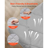 VEVOR Japanese Tatami Mat, Twin Size Foldable Japanese Tatami Mattress, Futon Mattress with Storage Bag & Fastener, 9-Layer Floor Mat for Sleeping, Dormitory, Meditation, Yoga, 80 x 39 x 2.5 in, Gray
