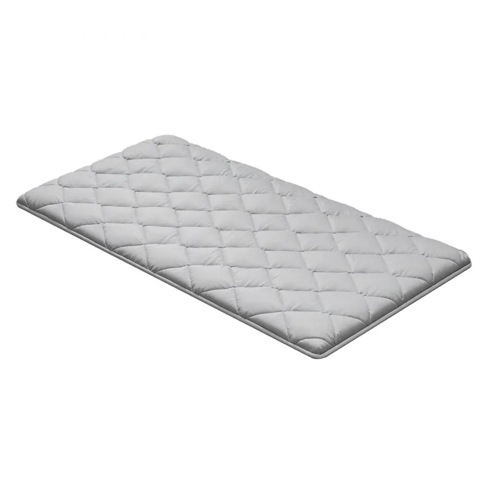 VEVOR Japanese Tatami Mat, Twin Size Foldable Japanese Tatami Mattress, Futon Mattress with Storage Bag & Fastener, 9-Layer Floor Mat for Sleeping, Dormitory, Meditation, Yoga, 80 x 39 x 2.5 in, Gray