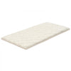 VEVOR Japanese Tatami Mat, Twin Size Foldable Japanese Tatami Mattress, Futon Mattress with Storage Bag & Fastener, 9-Layer Floor Mat for Sleeping, Dormitory, Meditation, Yoga, 80 x 39 x 2.5 in, White