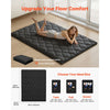 VEVOR Japanese Tatami Mat, Full Size Foldable Japanese Tatami Mattress, Futon Mattress with Storage Bag & Fastener, 9-Layer Floor Mat for Sleeping, Dormitory, Meditation, Yoga, 80 x 54 x 3.5 in, Black