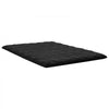 VEVOR Japanese Tatami Mat, Full Size Foldable Japanese Tatami Mattress, Futon Mattress with Storage Bag & Fastener, 9-Layer Floor Mat for Sleeping, Dormitory, Meditation, Yoga, 80 x 54 x 3.5 in, Black