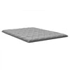 VEVOR Japanese Tatami Mat, Full Size Foldable Japanese Tatami Mattress, Futon Mattress with Storage Bag & Fastener, 9-Layer Floor Mat for Sleeping, Dormitory, Meditation, Yoga, 80 x 54 x 3.5 in, Gray
