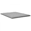 VEVOR Japanese Tatami Mat, Queen Size Foldable Japanese Tatami Mattress, Futon Mattress with Storage Bag & Fastener, 9-Layer Floor Mat for Sleeping, Dormitory, Meditation, Yoga, 80 x 60 x 3.5 in, Gray