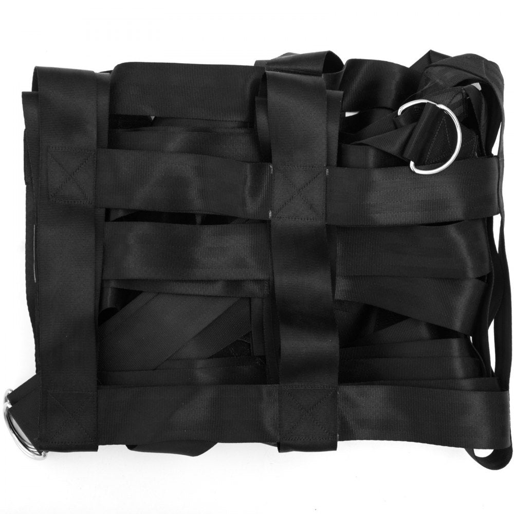 VEVOR Cargo Net, 4.2\' x 5.5\' Cargo Net for Pickup Truck Bed, Heavy Duty Cargo Nets with Cam Buckles & S-Hooks & Cross Strap, Truck Bed Cargo Net for Trailer SUV Roof Rack (50\" x 66\")