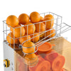 VEVOR Commercial Orange Juicer Machine, 120W Electric Orange Juice Press, Stainless Steel Orange Squeezer for 20 per Minute, Lemon Citrus Pomegranates Extractor with Water Tap, Peels Collecting Bucket