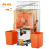 VEVOR Commercial Orange Juicer Machine, 120W Electric Orange Juice Press, Stainless Steel Orange Squeezer for 20 per Minute, Lemon Citrus Pomegranates Extractor with Water Tap, Peels Collecting Bucket