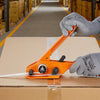 VEVOR Banding Strapping Kit with Strapping Tensioner Tool, 328 ft Length Woven Strapping Cord Band, 100 Metal Seals, Pallet Packaging Strapping Banding Kit, Banding Packaging Strapping for Packing