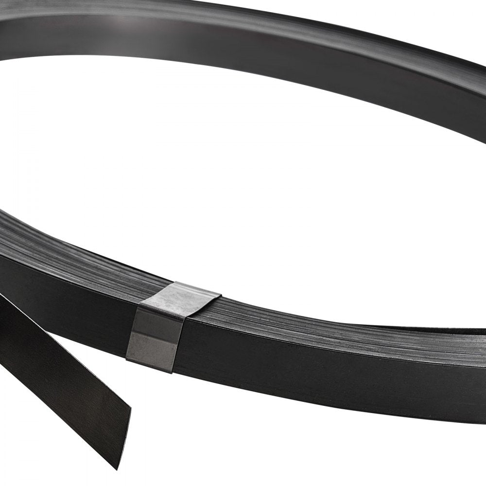 VEVOR Steel Strapping Coil, 3/4 in x 0.02 in x 300 ft, Metal Strapping Banding Roll Withstands Harsh Environment, 1710 lbs Break Strength, Heavy Duty Banding Pallet Strap Coil for Pallet Packing