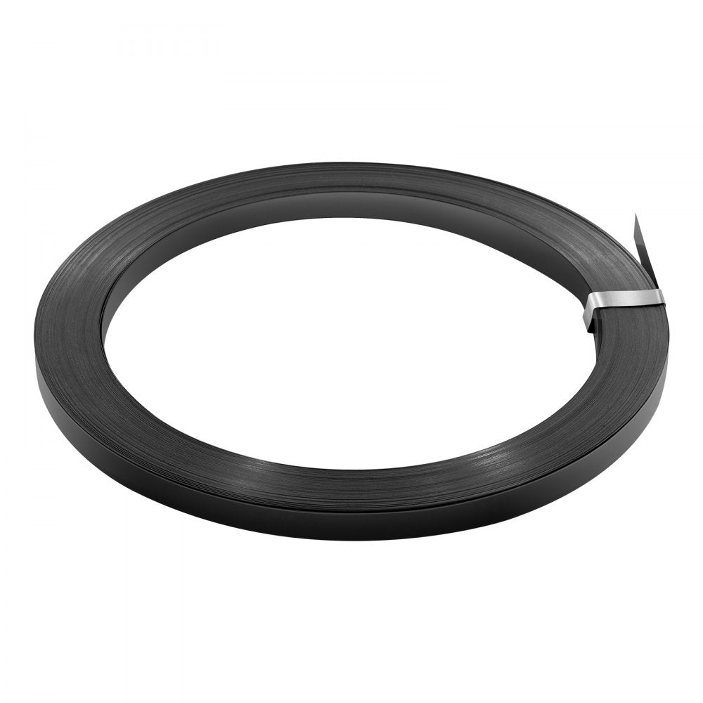 VEVOR Steel Strapping Coil, 3/4 in x 0.02 in x 300 ft, Metal Strapping Banding Roll Withstands Harsh Environment, 1710 lbs Break Strength, Heavy Duty Banding Pallet Strap Coil for Pallet Packing