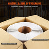 VEVOR Packaging Polypropylene (PP) Strapping Roll, 9900' Length x 1/2" Width x 0.03" Thickness, 243 lbs Break Strength, Heavy Duty Banding Pallet Strap Coil, Portable Strong Packing Straps, White