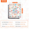 VEVOR Baby Play Mat, 59""x71"" Baby Crawling Mat, Non-Slip One-Piece Thickened Soft Baby Playmat, Foldable Rollable Floor Mat, Waterproof Activity Playmats for Babies,Toddlers, Infants, Machine Washable
