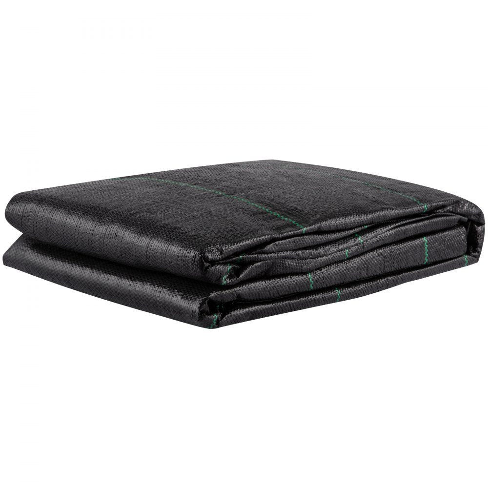 VEVOR Geotextile Fabric, 12.5 x 30 ft 3.5oz Woven PP Driveway Drain Cloth with 600lbs Tensile Strength, Heavy Duty Underlayment for Soil Stabilization, Landscaping, Weed Barrier, 12.5FT30FT-3.5OZ, Bla