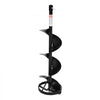 VEVOR Ice Auger Drill Bit, 8" Dia. High-Strength Steel Ice Fishing Augers, Weather-Resistant Spiral Drill Bits Replacement with Center Tip, Compatible with Electric/ Gas Powered Augers