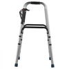 VEVOR Folding Walker, 2-Button Folding Walkers with 8-Level Adjustable Height and Durable Handles, Lightweight Aluminum Mobility Walker Aid for Elderly Handicapped Disabled, Up to 350 Pounds