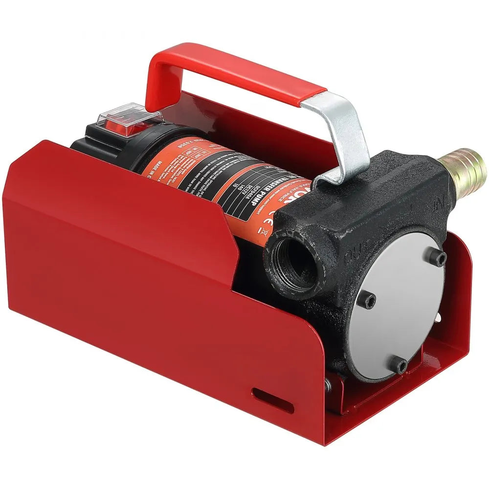 VEVOR Diesel Fuel Transfer Pump Kit  12V 10 GPM DC with Automatic Shut-off Nozzle Hose, Portable Electric Self-Priming Fuel Transfer Extractor Pump Kit  for Diesel, Kerosene, Machine, Transformer Oil