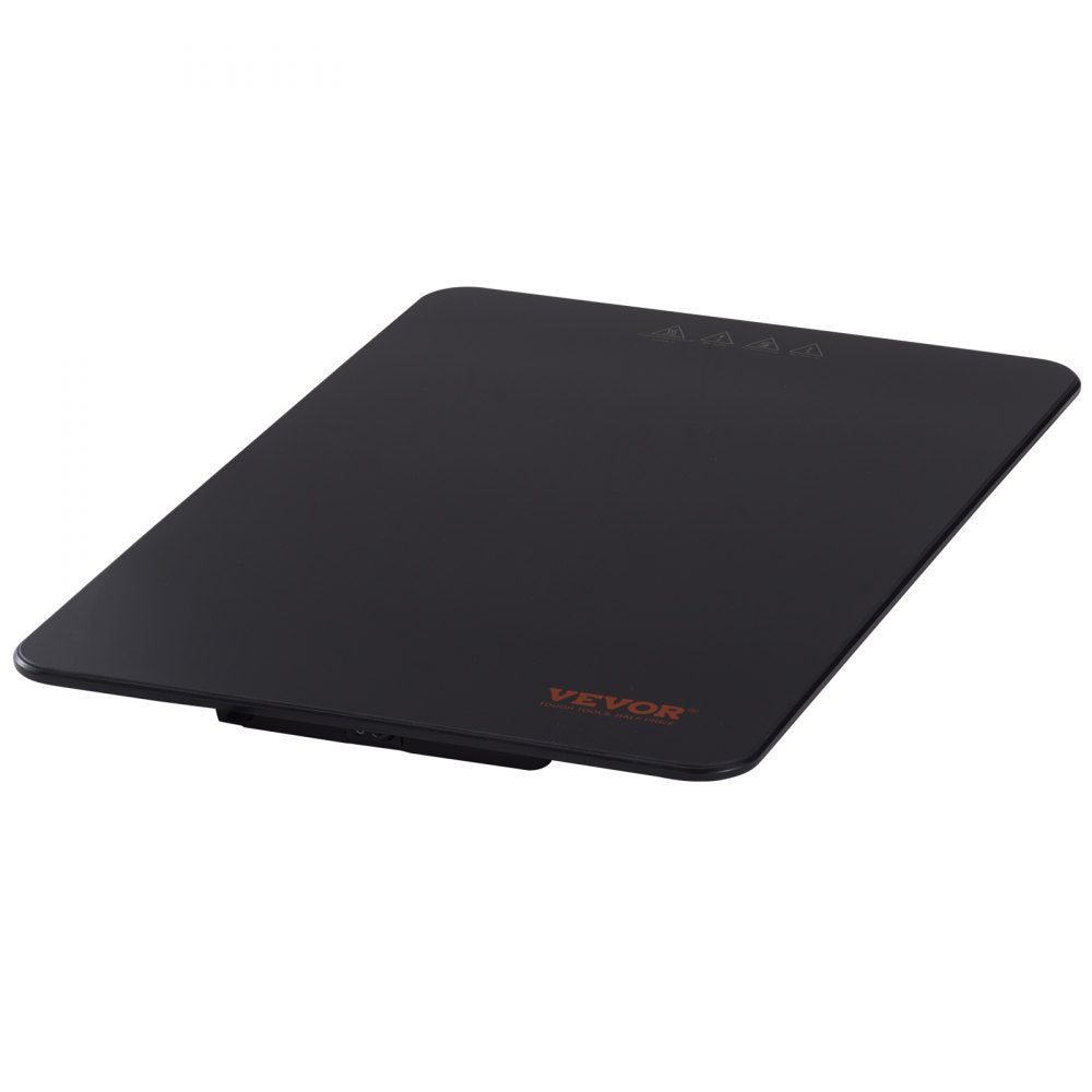VEVOR Electric Warming Tray, 16.5" x 11" Portable Tempered Glass Heating Tray with Temperature Range (65-90℃), Perfect for Dinner, Catering, House, Parties, Events, Entertaining and Holiday, Black