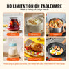 VEVOR Electric Warming Tray, Food Warming Trays for Buffet, Warming Trays with Adjustable Temperature Control, Portable Tempered Glass Food Warmer, Hot Plate Perfect for Parties, Catering, Holidays