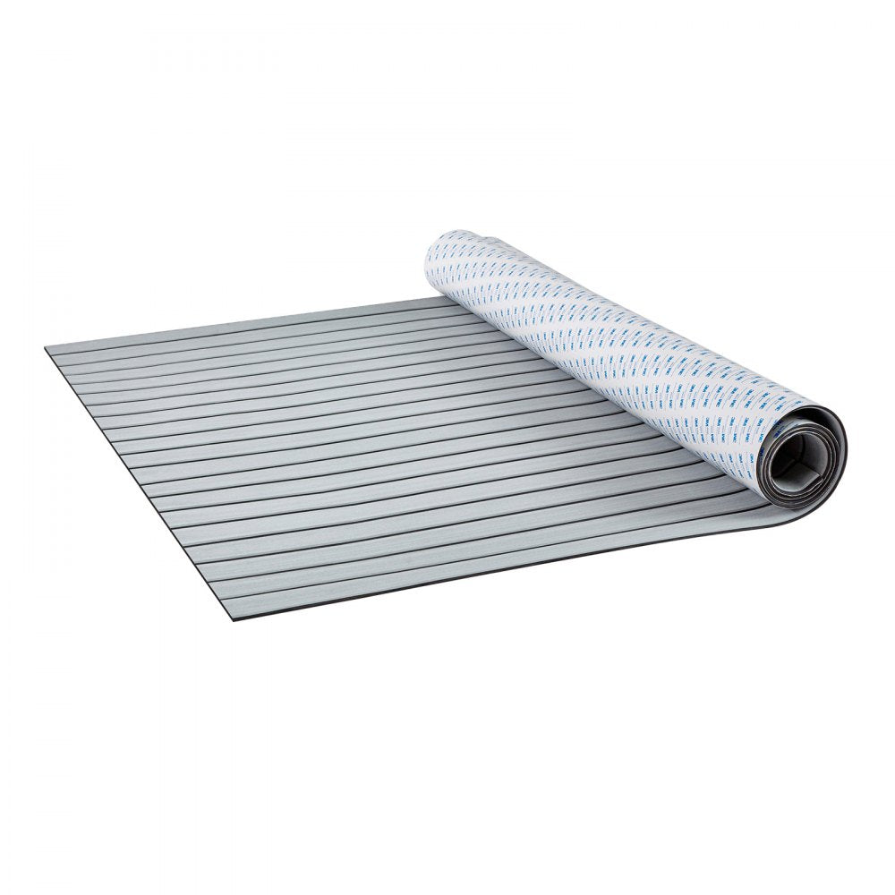 VEVOR Boat Flooring, EVA Foam Boat Decking 94.5" x 45.7", Non-Slip Self-Adhesive Flooring, 29.9 sq.ft Marine Carpet for Boats, Yacht, Pontoon, Kayak Decking