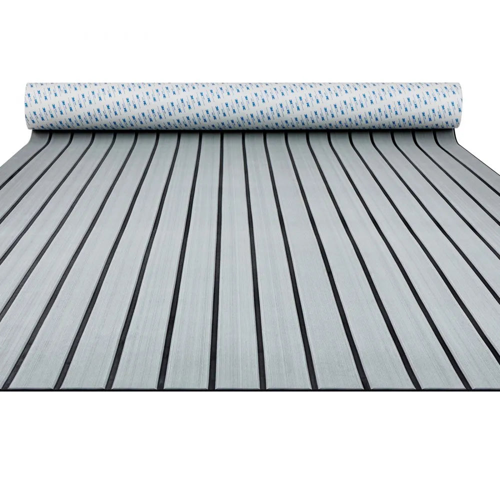 VEVOR Boat Flooring, EVA Foam Boat Decking 94.5" x 45.7", Non-Slip Self-Adhesive Flooring, 29.9 sq.ft Marine Carpet for Boats, Yacht, Pontoon, Kayak Decking