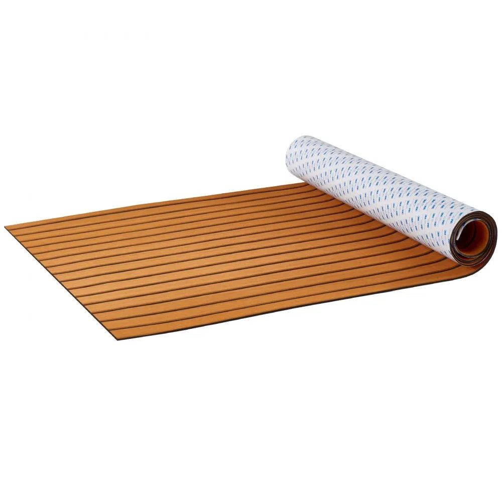 VEVOR Boat Flooring, EVA Foam Boat Decking 94.5" x 46", Non-Slip Self-Adhesive Flooring, 29.9 sq.ft Marine Carpet for Boats, Yacht, Pontoon, Kayak Decking