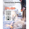 VEVOR Propane Torch Weed Burner 37" 270,000 BTU Output with 12.5 ft Hose, for Garden Road Ice Snow Melting, Adjustable Flame, Heavy Duty Blow Torch with Turbo Trigger & Self Igniter, Flamethrower