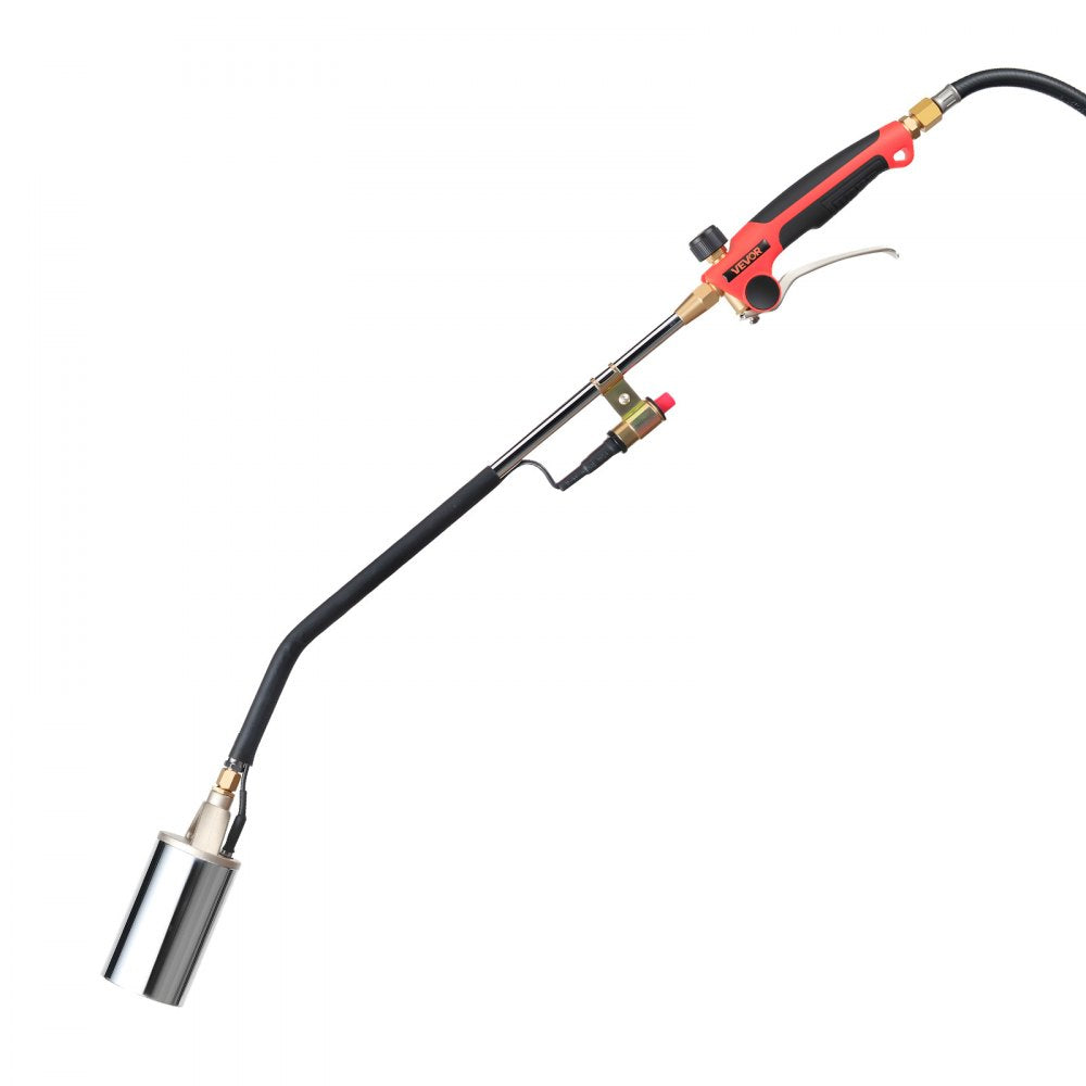 VEVOR Propane Torch Weed Burner 32" 340,000 BTU High Output with 10 ft Hose, for Garden Road Ice Snow Melting, Adjustable Flame, Heavy Duty Blow Torch with Turbo Trigger & Self Igniter, Flamethrower