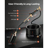 VEVOR Propane Torch Weed Burner 27" 340,000 BTU High Output with 10 ft Hose, for Garden Road Ice Snow Melting, Adjustable Flame, Heavy Duty Blow Torch with Turbo Trigger & Self Igniter, Flamethrower