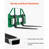 VEVOR Pallet Fork Frame Attachment with 36-inch Skid Steer Forks for JD Tractors