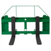 VEVOR Pallet Fork Frame Attachment with 36-inch Skid Steer Forks for JD Tractors