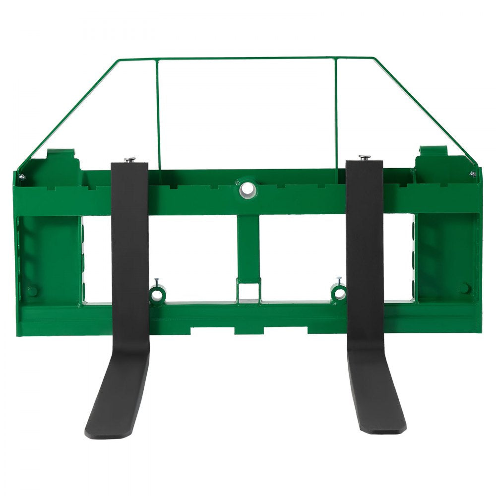VEVOR Pallet Fork Frame Attachment with 36-inch Skid Steer Forks for JD Tractors